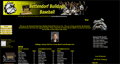 Desktop Screenshot of bettendorfbaseball.com